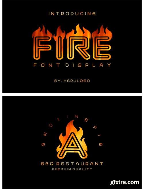 Fire Font