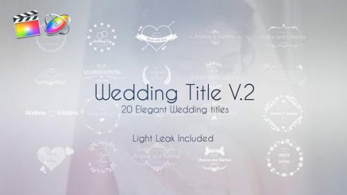 Videohive - Wedding Title V.2