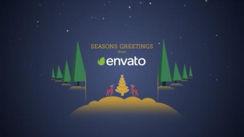 Videohive - Parallax Christmas Greetings