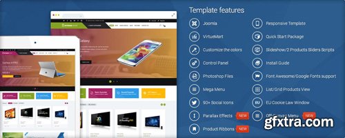 VirtueMart Templates - Intense v3.8.6 - Shop Joomla Template For Virtuemart