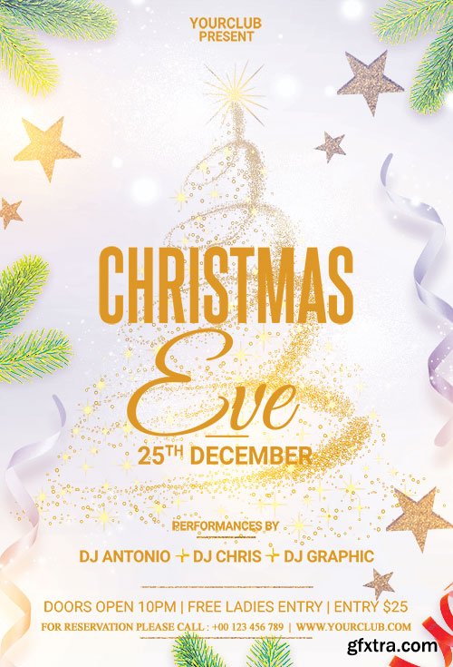 Christmas Eve - Premium flyer psd template