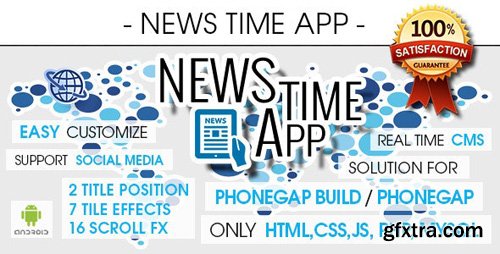 CodeCanyon - News Time App With CMS - Android  [ AdMob & Push Notifications ] (Update: 17 November 17) - 9588718