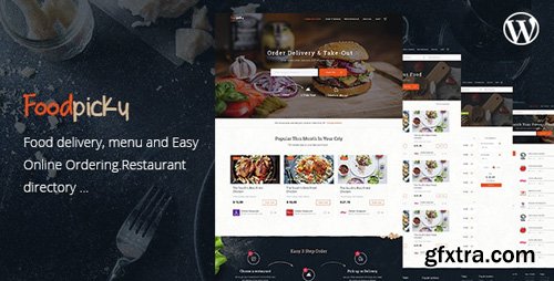 ThemeForest - Food Delivery Restaurant Directory WordPress Theme - FoodPicky v1.27 - 17966079