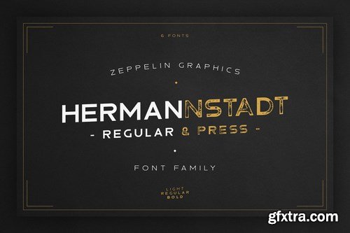 CM - Hermannstadt Font Family 4080063