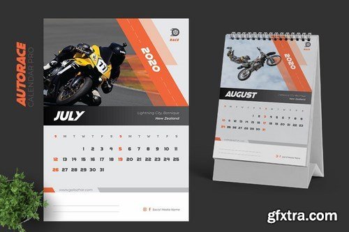 2020 Auto Race Calendar Pro