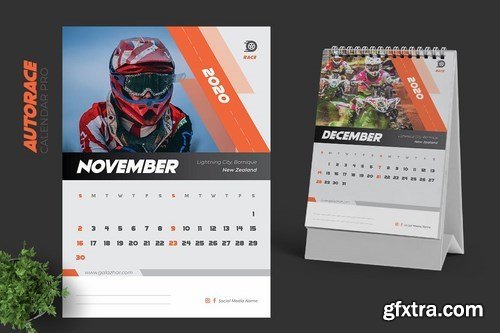 2020 Auto Race Calendar Pro