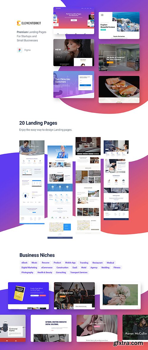 ElementorKit - Premium Landing Pages