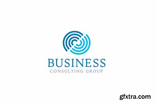 Business consulting logo template