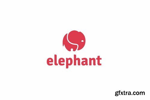 Elephant logo template