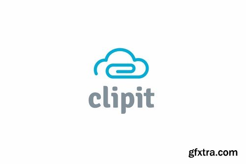 Clip it logo template