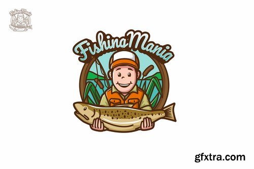 FishingMania - Mascot & Esport Logo