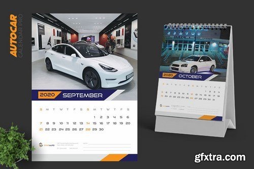 2020 Auto Car Calendar Pro