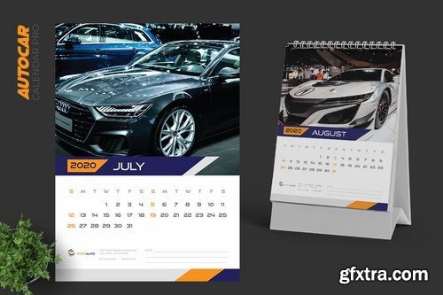 2020 Auto Car Calendar Pro