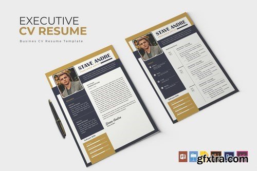 Eksekutive CV & Resume Template