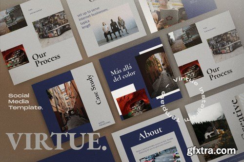 VIRTUE - Social Media Template + Stories