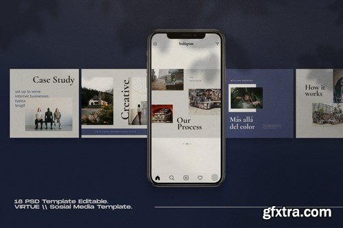 VIRTUE - Social Media Template + Stories