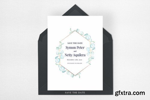 Eucalyptus Wedding Invitation Set