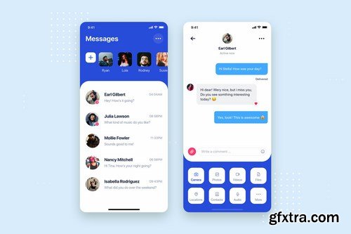 Mobile App UI Kit Templates Pack