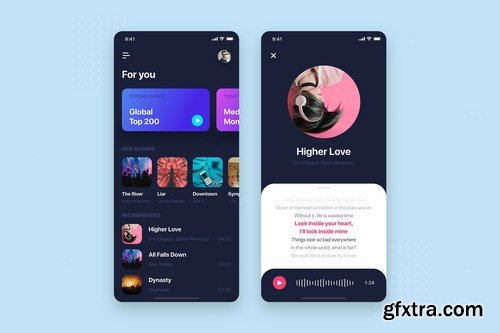 Mobile App UI Kit Templates Pack