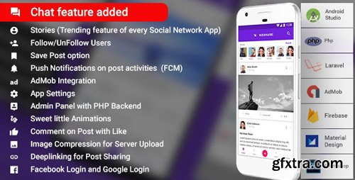 CodeCanyon - Social Media Android App with Admin | PHP Backend | WeShare v2.0 - 21911922