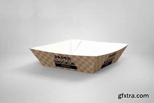 Paper Tray 6 Packaging Mockup