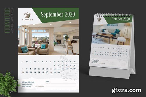 2020 Furniture  Interior Calendar Pro