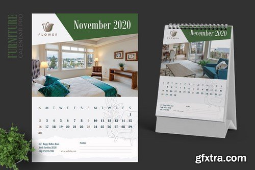 2020 Furniture  Interior Calendar Pro