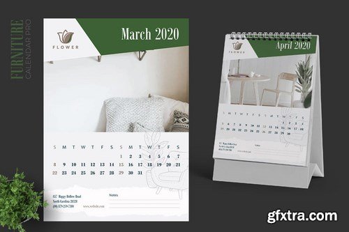 2020 Furniture  Interior Calendar Pro