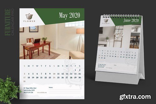 2020 Furniture  Interior Calendar Pro