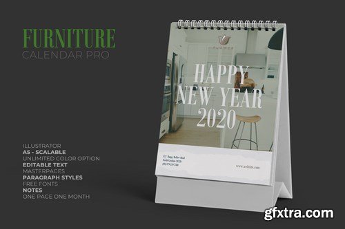 2020 Furniture  Interior Calendar Pro