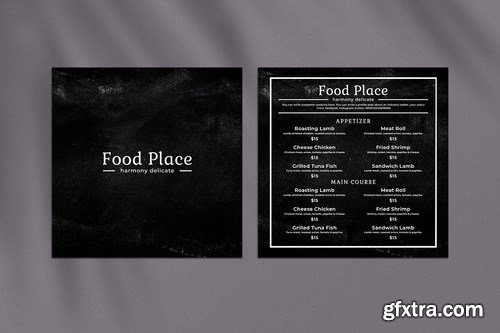 Blackboard Square Food Menu. 02