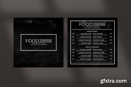 Blackboard Square Food Menu. 04