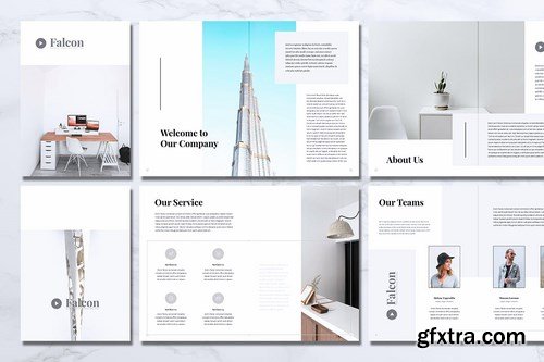 FALCON Creative Agency Company Profile Brochures