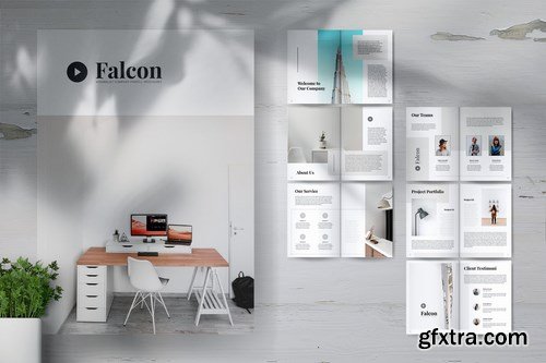 FALCON Creative Agency Company Profile Brochures