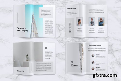 FALCON Creative Agency Company Profile Brochures