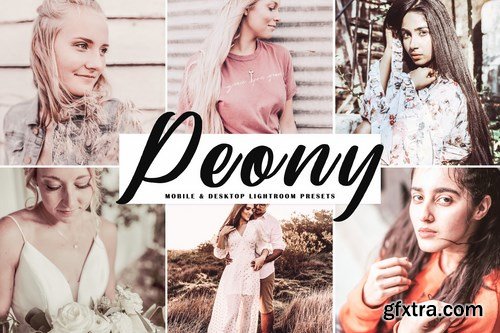 Peony Mobile & Desktop Lightroom Presets