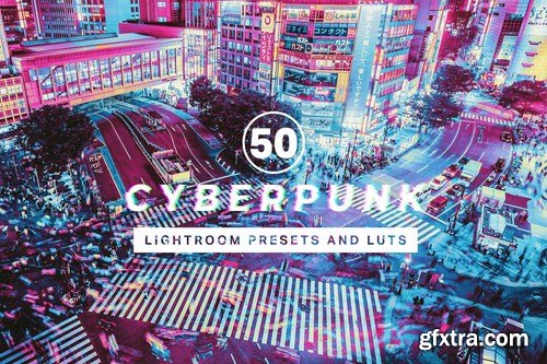 CM - 50 Cyberpunk Lightroom Presets and LUTs 4317830