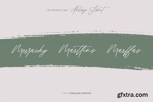 Aklay - Handwritten Font