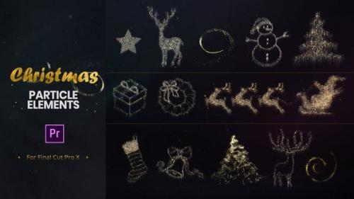 Videohive - Christmas Particle Elements for Premiere Pro