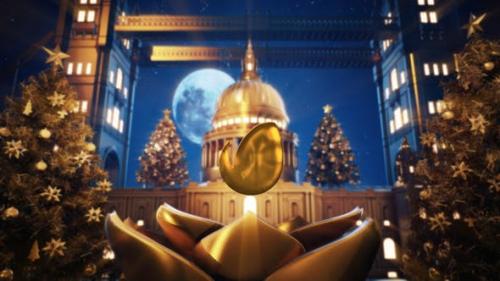 Videohive - Golden Christmas In Vatican