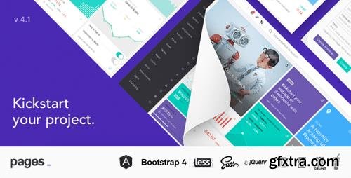 ThemeForest - Pages v4.1 - Admin Dashboard Template with Angular 6, Bootstrap 4 & HTML - 9694847