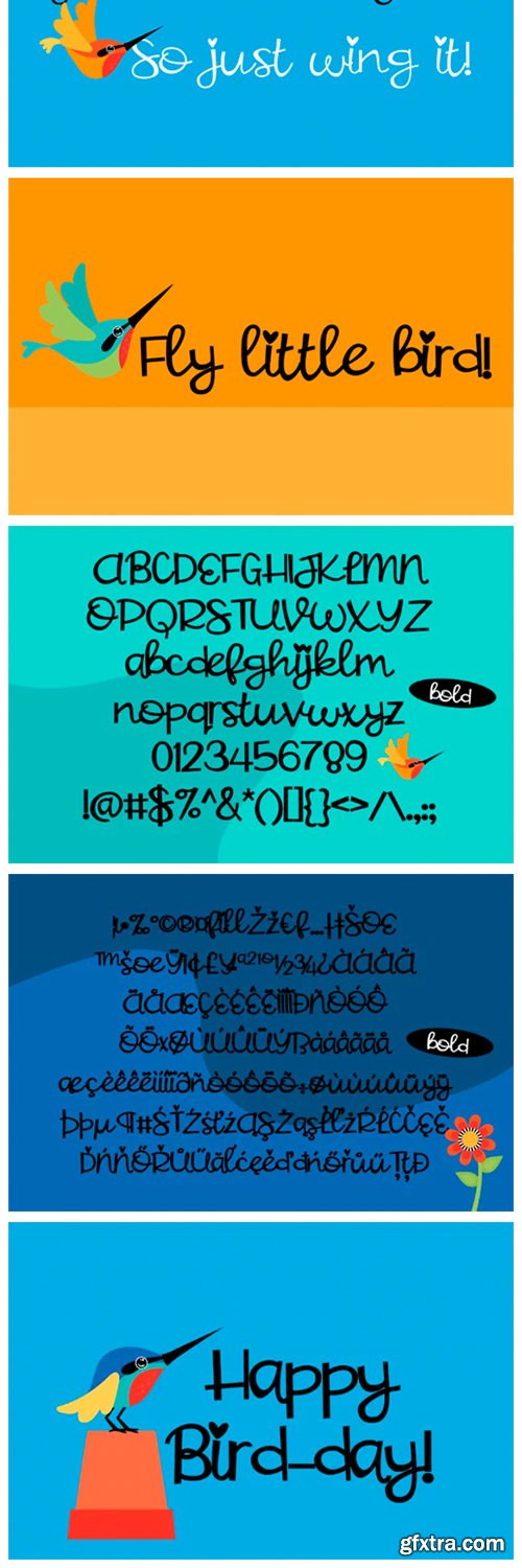 Hummingbird Font