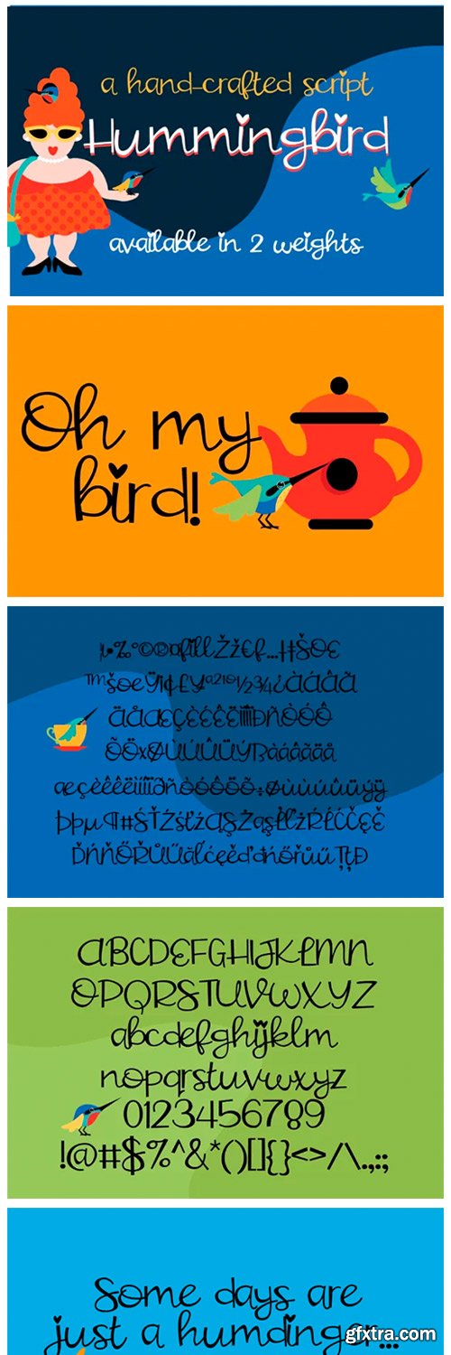 Hummingbird Font