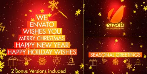 Videohive - Christmas Wishes-Typography