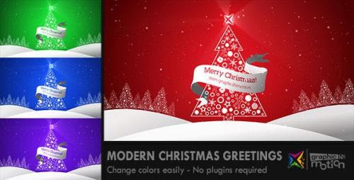 Videohive - Modern Christmas Greetings