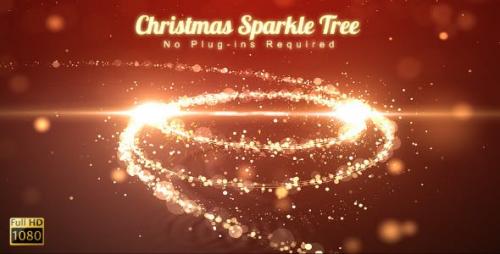 Videohive - Christmas Sparkle Tree