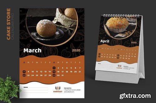 2020 Cake Store Calendar Pro