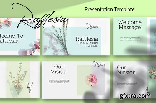 Rafflesia - Minimalist Powerpoint Google Slides and Keynote Templates