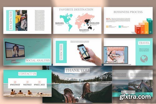 WETWET - Vocation Powerpoint Google Slides and Keynote Templates