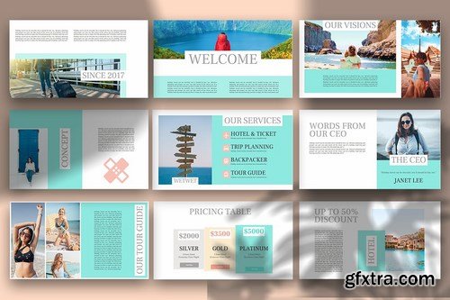 WETWET - Vocation Powerpoint Google Slides and Keynote Templates